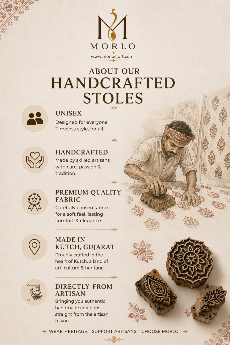 Ajarakh Modal stoles