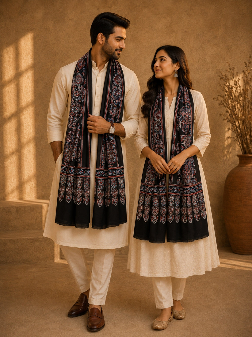 Ajarakh Modal stoles
