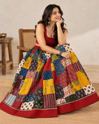 Ajarakh Patchwork Cotton Skirts