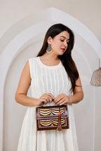 Kutchhi Brown Jari Hut - The Sling