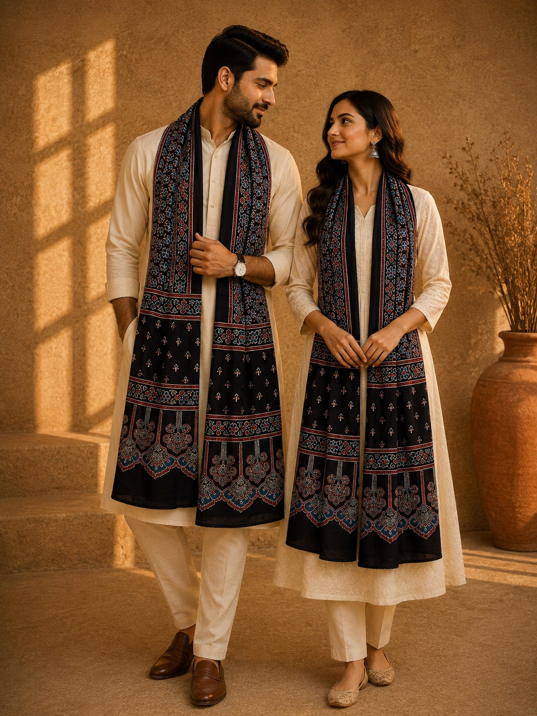 Ajarakh Modal stoles