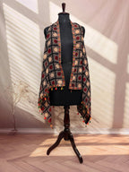 Ajarakh Soft Cotton Tassel Shrug