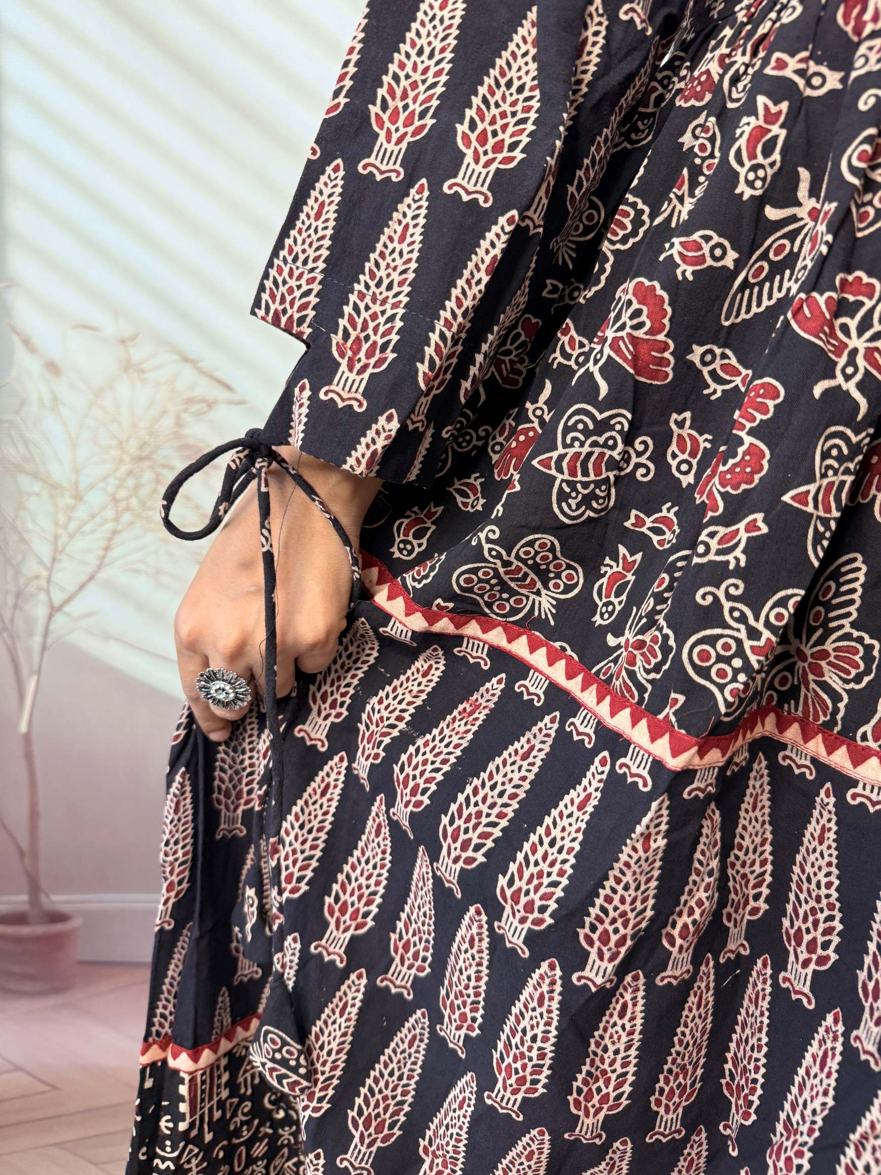 Naira Ajarakh Tessal Cotton Long Kurti/One Piece