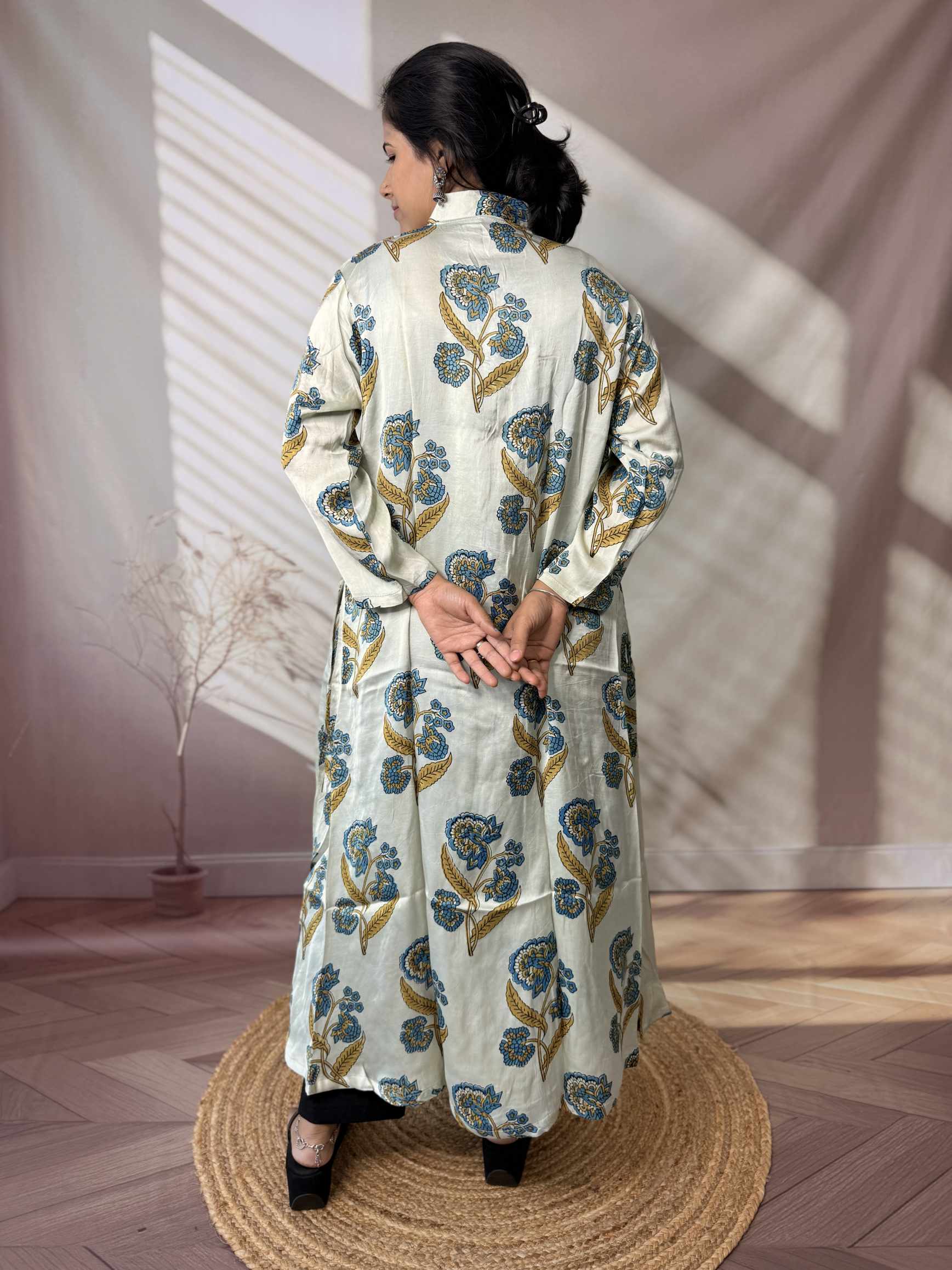 Keshvi Ajarakh Modal Silk One piece Kurti