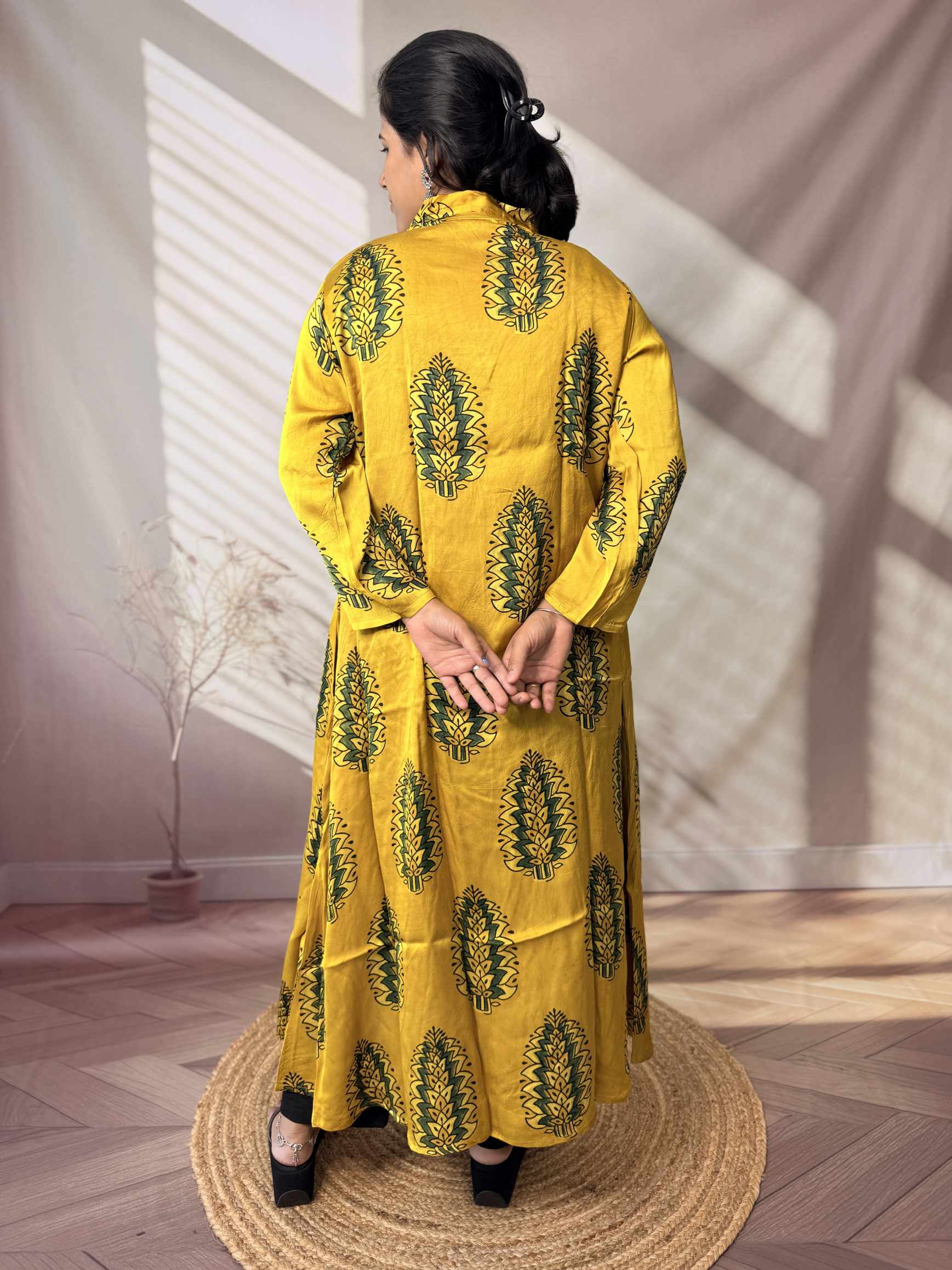 Keshvi Ajarakh Modal Silk One piece Kurti