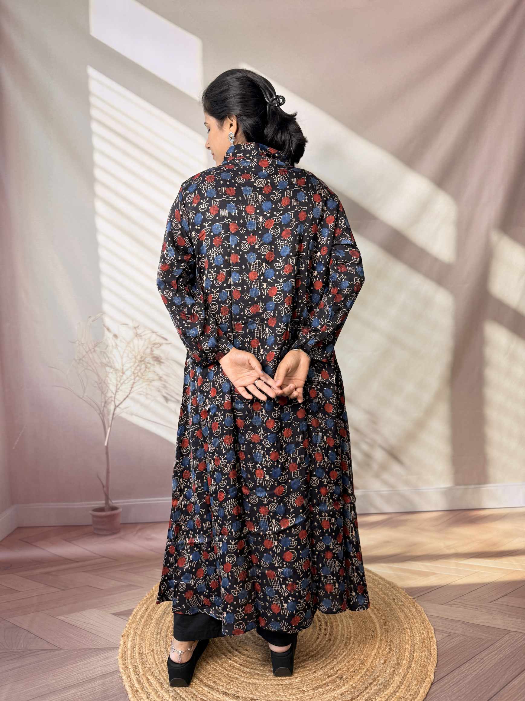 Keshvi Ajarakh Modal Silk One piece Kurti
