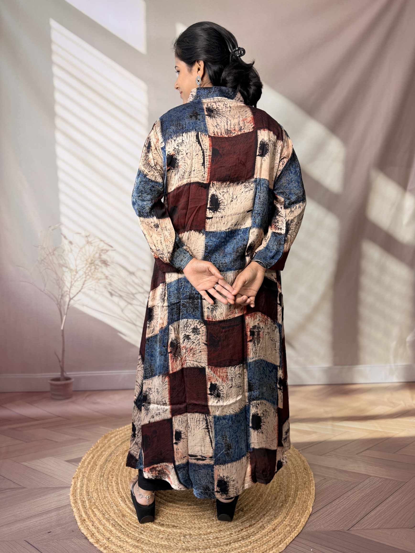 Keshvi Ajarakh Modal Silk One piece Kurti