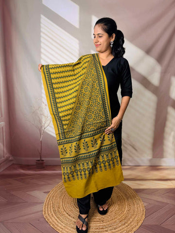 Ajrakh Print Pure Cotton Stole