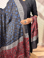 Ajarakh Modal Silk Dupatta