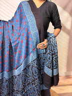 Ajarakh Modal Silk Dupatta