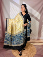 Ajarakh Modal Silk Dupatta