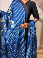 Ajarakh Modal Silk Dupatta