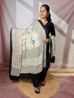 Ajarakh Modal Silk Dupatta