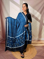 Ajarakh Modal Silk Dupatta