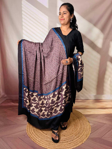 Ajarakh Modal Silk Dupatta