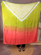 Shibori Modal Plain Multi Kaftan - Unstiched