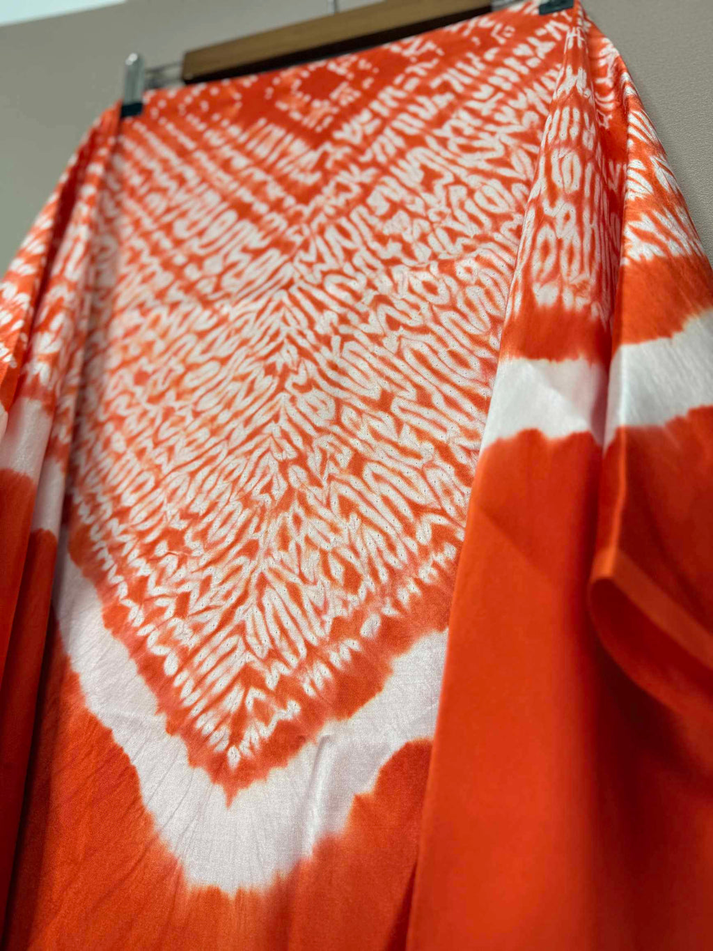 Shibori Modal Plain Multi Kaftan - Unstiched