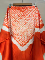 Shibori Modal Plain Multi Kaftan - Unstiched