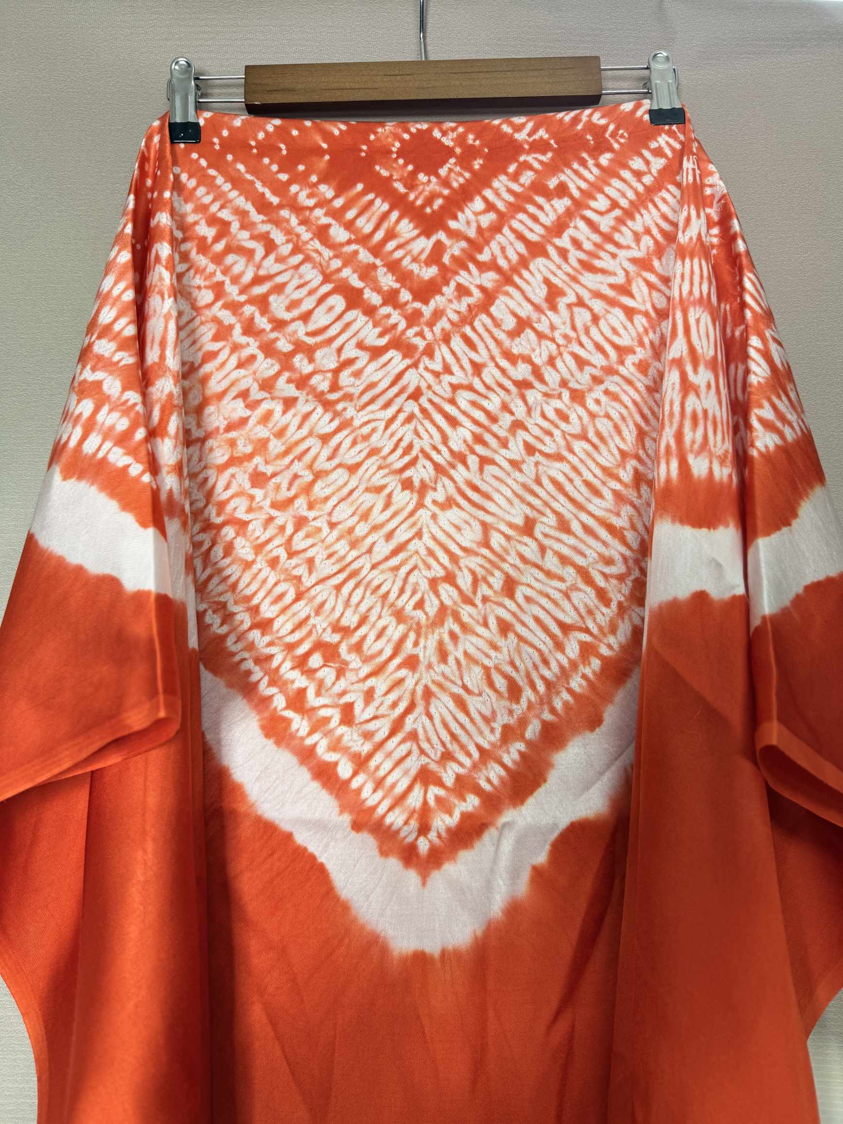 Shibori Modal Plain Multi Kaftan - Unstiched