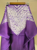 Shibori Modal Plain Multi Kaftan - Unstiched