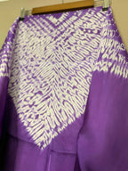 Shibori Modal Plain Multi Kaftan - Unstiched