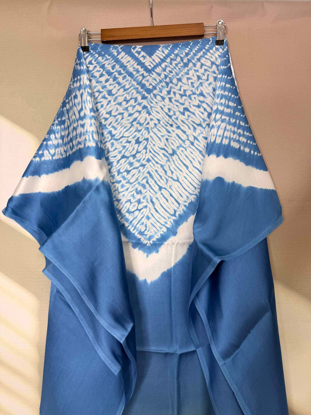 Shibori Modal Plain Multi Kaftan - Unstiched