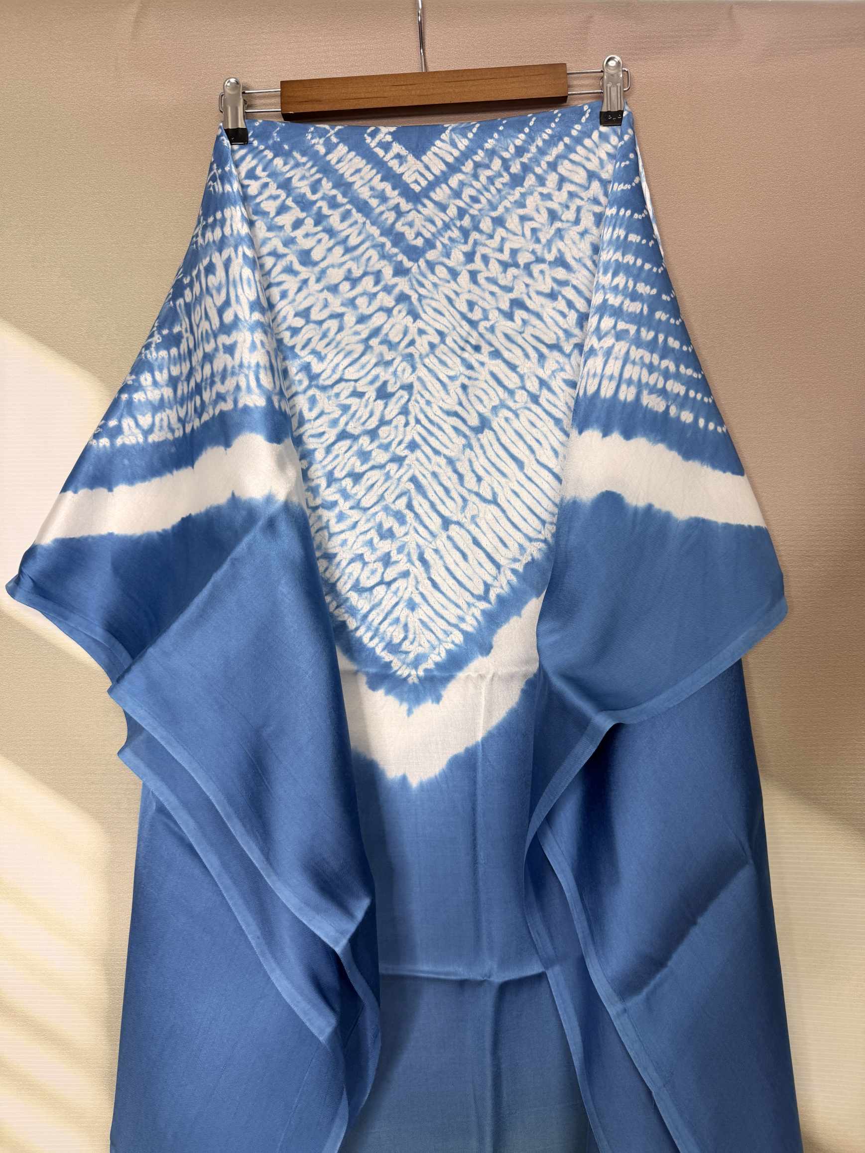 Shibori Modal Plain Multi Kaftan - Unstiched