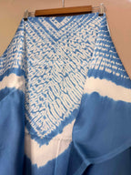 Shibori Modal Plain Multi Kaftan - Unstiched