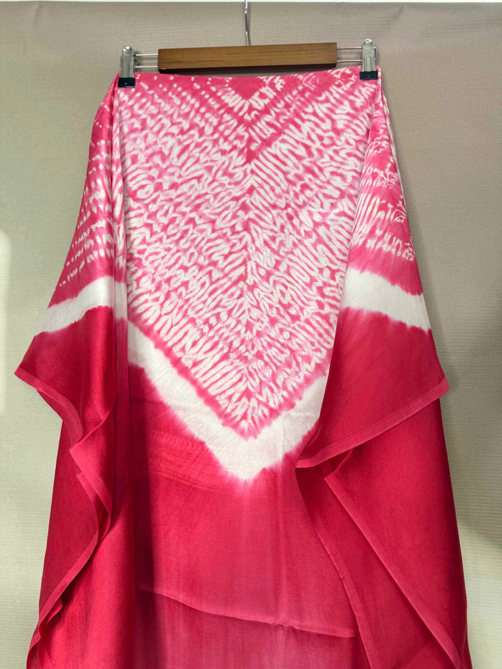 Shibori Modal Plain Multi Kaftan - Unstiched