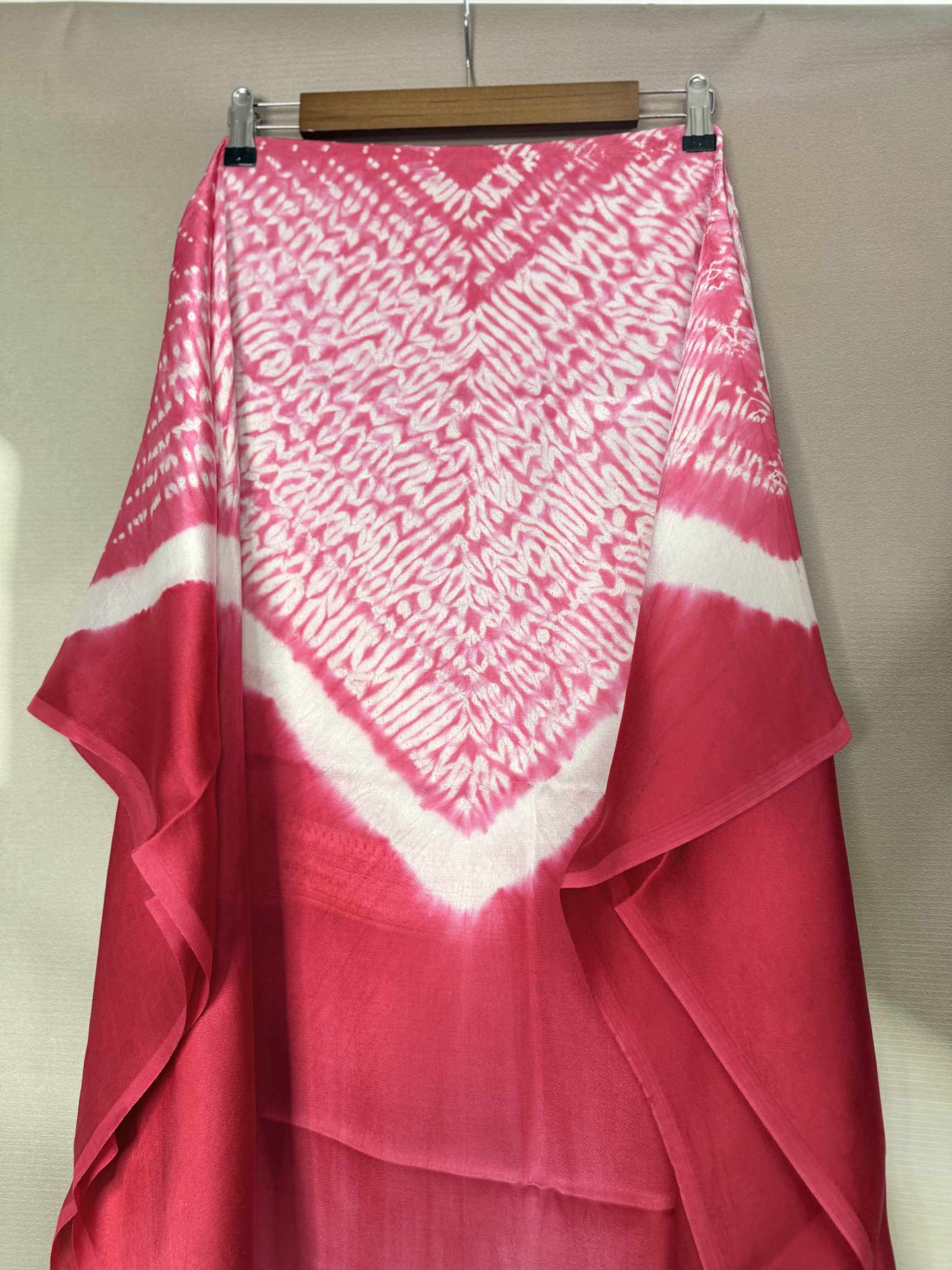Shibori Modal Plain Multi Kaftan - Unstiched