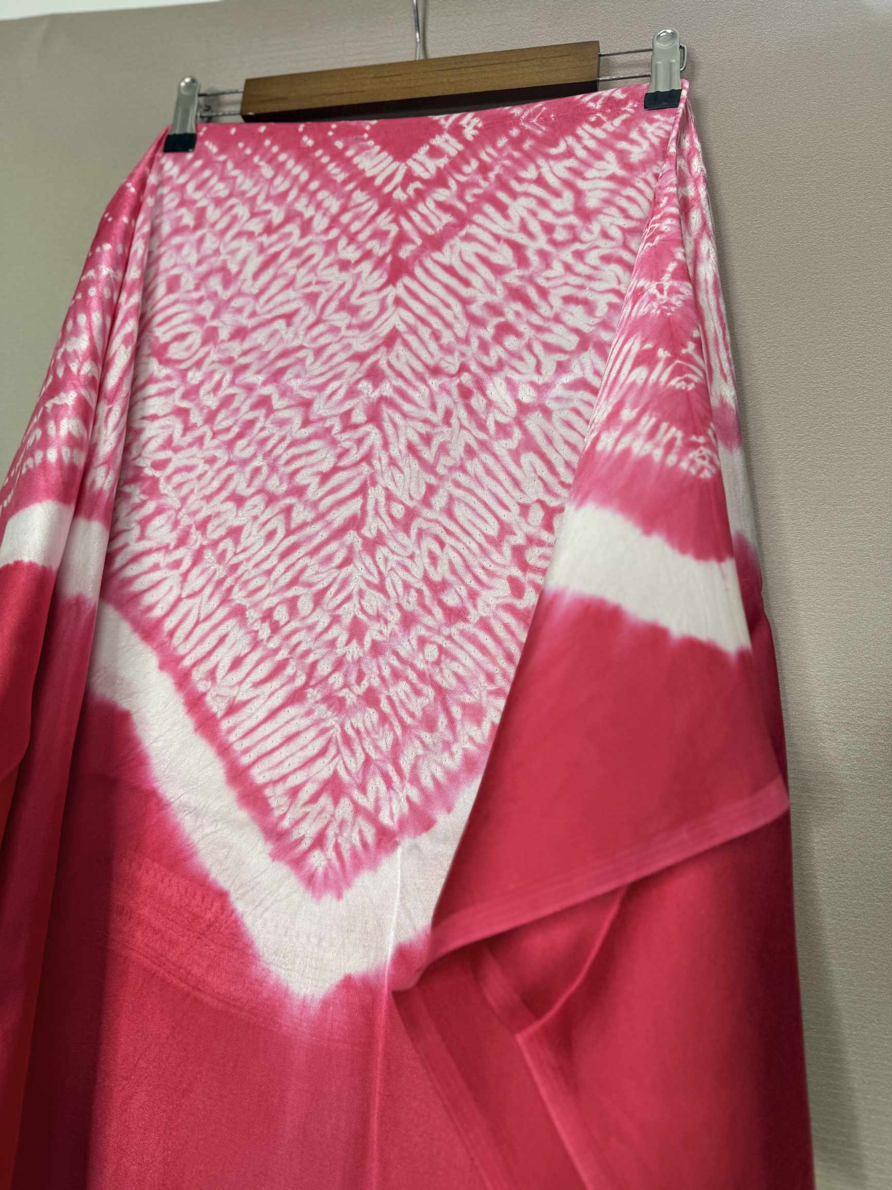 Shibori Modal Plain Multi Kaftan - Unstiched