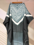 Shibori Modal Plain Multi Kaftan - Unstiched