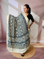 Ajarakh Dola Jari Dupatta