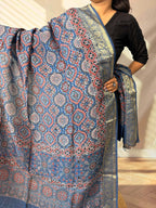 Ajarakh Dola Jari Dupatta