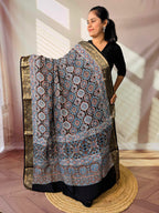 Ajarakh Dola Jari Dupatta