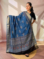 Ajarakh Dola Jari Dupatta