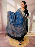 Ajarakh Dola Jari Dupatta