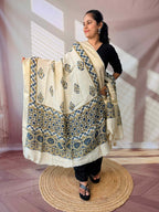 Ajarakh Dola Jari Dupatta