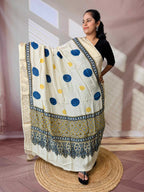 Ajarakh Dola Jari Dupatta
