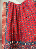 Ajarakh Dola Jari Dupatta