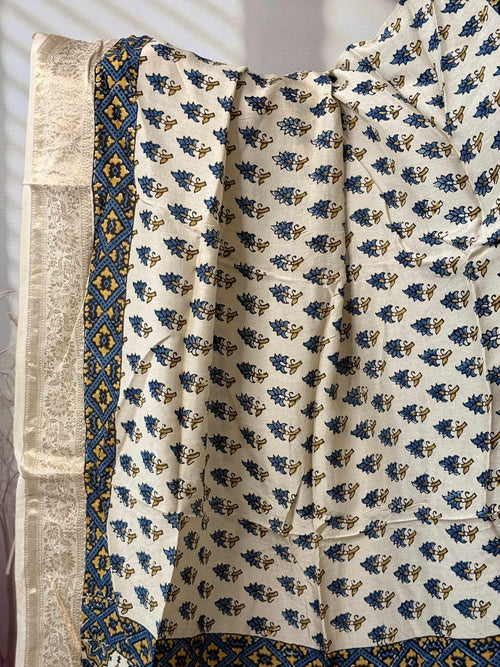 Ajarakh Dola Jari Dupatta