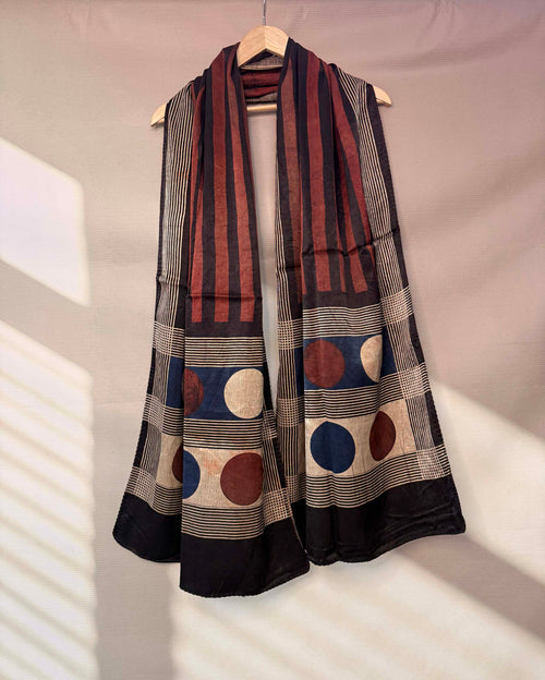 Ajarakh Mashru Silk Stoles