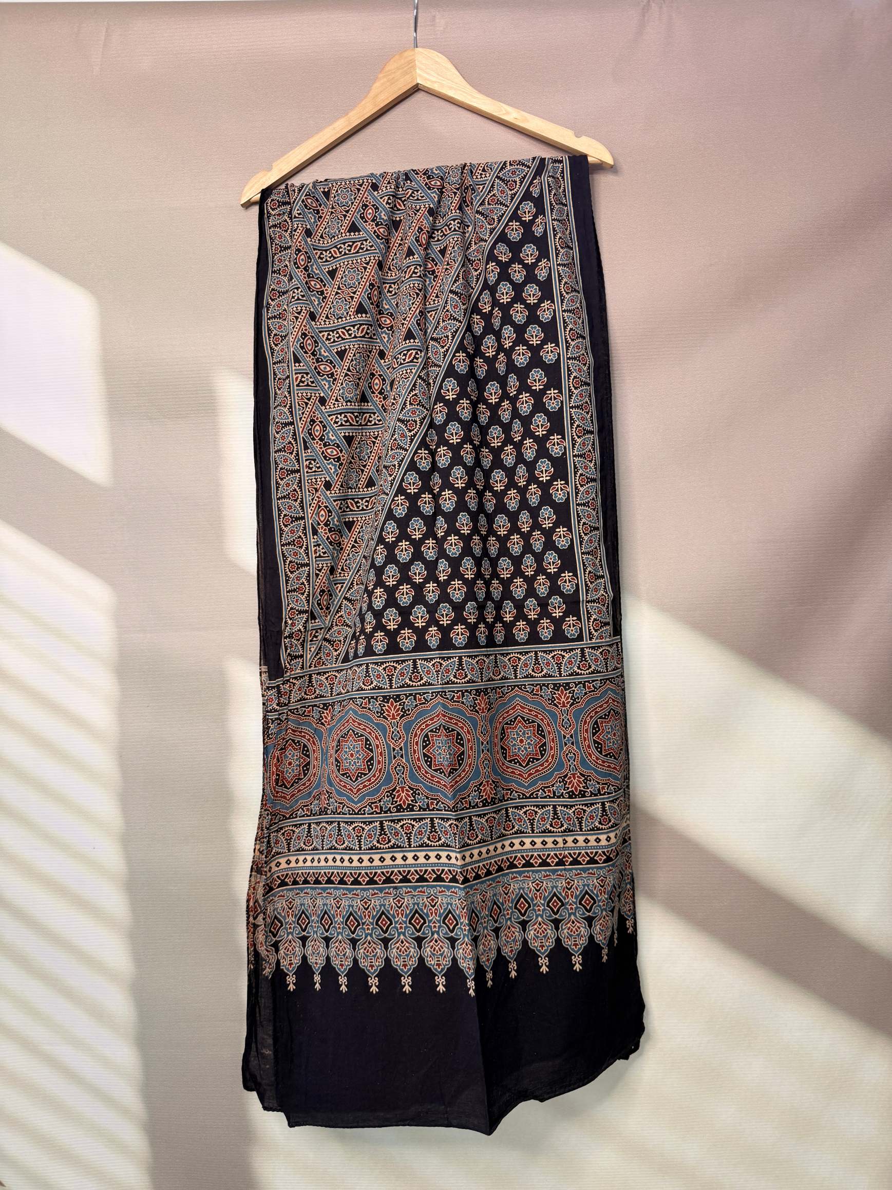 Ajrakh Print Pure Cotton Stole