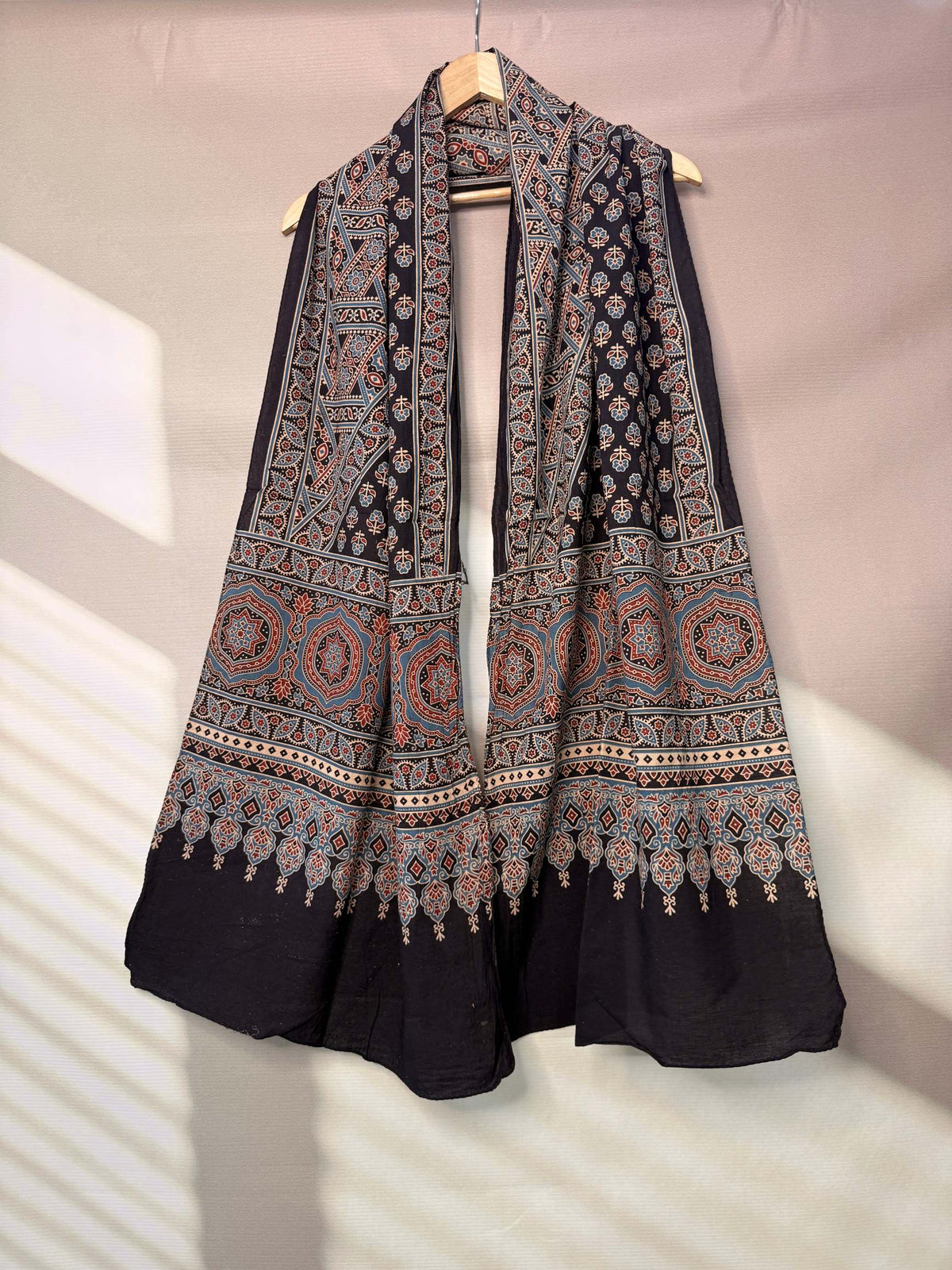 Ajrakh Print Pure Cotton Stole