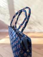 Welvet Ajarakh Tote Bag & Wallet Combo
