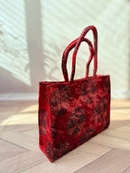 Welvet Ajarakh Tote Bag & Wallet Combo