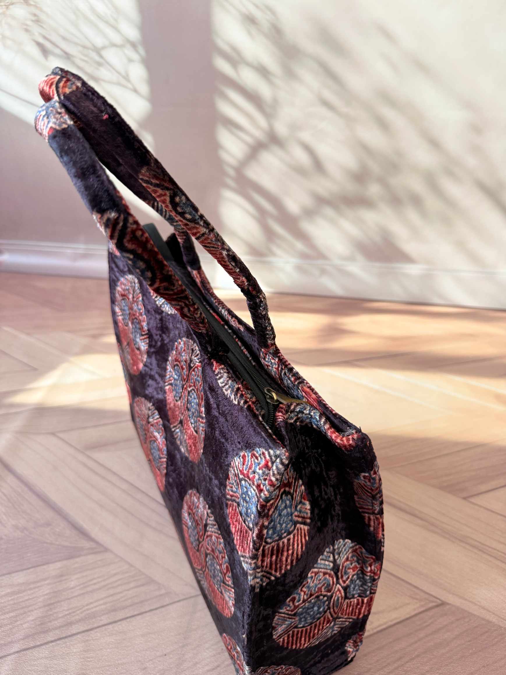 Welvet Ajarakh Tote Bag & Wallet Combo