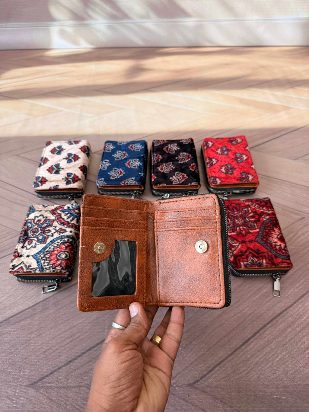 Velvet Mini Coin Wallet (8 pcs Combo)