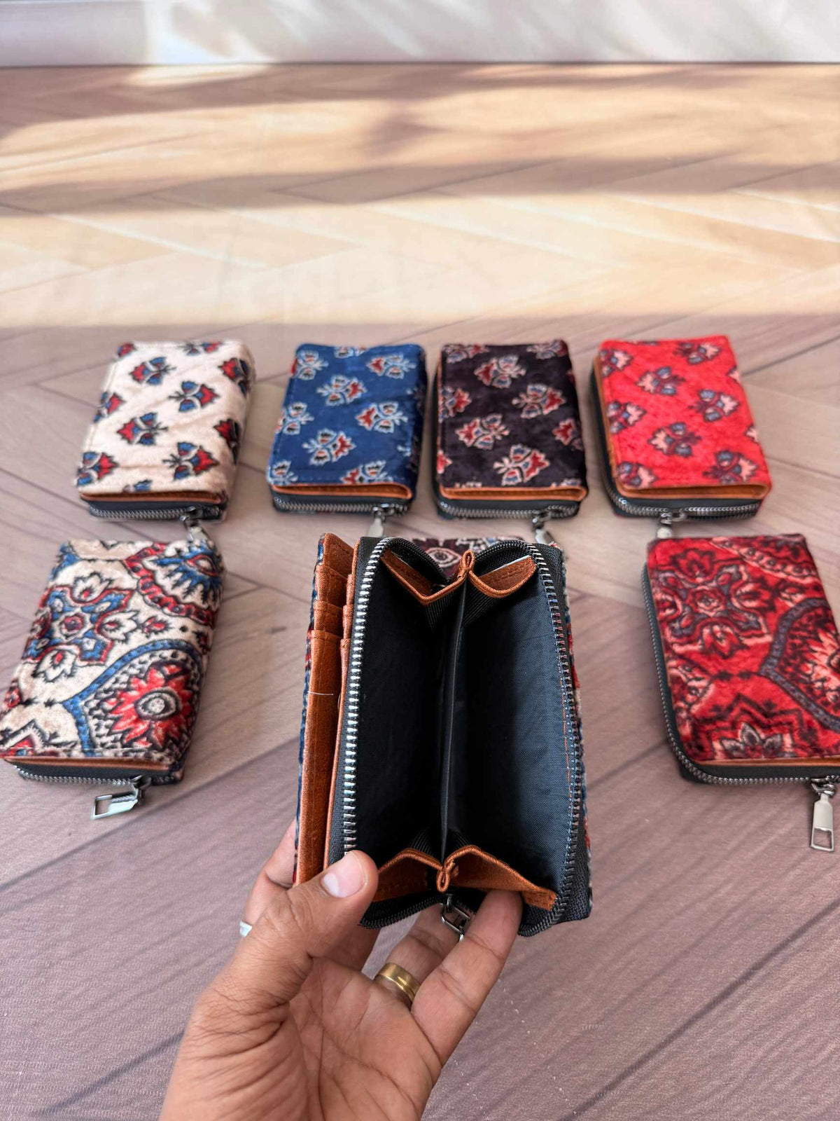 Velvet Mini Coin Wallet (8 pcs Combo)