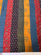 Handcrafted Ajarakh Patchwork Cotton Quilt / Rajai /Bedcover